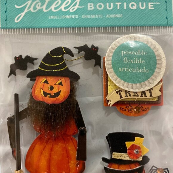 Jolee's Boutique Dimensional Halloween Stickers Moveable Scrapbooking Vintage - Picture 2 of 3